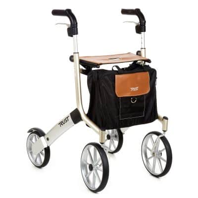 Trust Care Let’s Go Out Outdoor Rollator / Walker +Bag and Backrest inc.